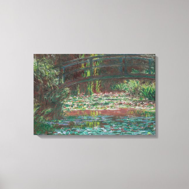 Claude Monet - Water Lily Pond Leinwanddruck (Vorderseite)