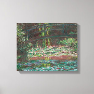 Claude Monet - Water Lily Pond Leinwanddruck