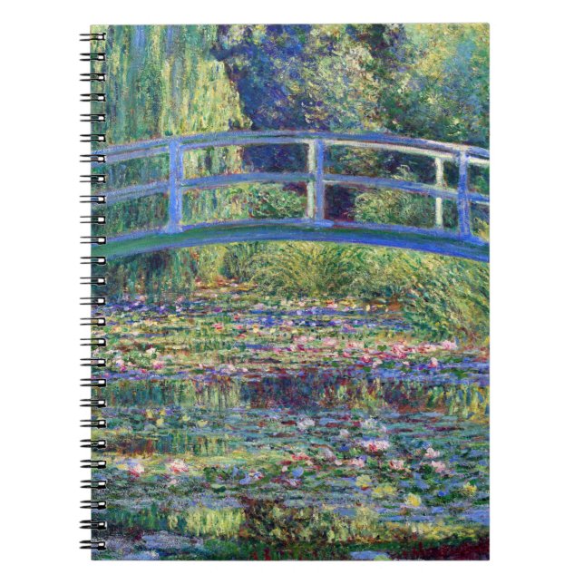 Claude Monet Water Lily Pond Notizblock (Vorderseite)