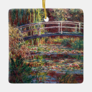 Claude Monet - Water Lily Pond, Pink Harmony Keramikornament