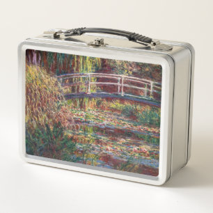 Claude Monet - Water Lily Pond, Pink Harmony Metall Brotdose