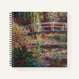 Claude Monet - Water Lily Pond, Pink Harmony Notizbuch