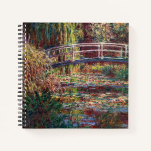 Claude Monet - Water Lily Pond, Pink Harmony Notizbuch