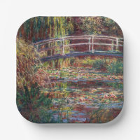 Claude Monet - Water Lily Pond, Pink Harmony