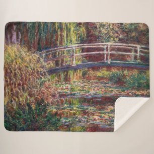 Claude Monet - Water Lily Pond, Pink Harmony Sherpadecke