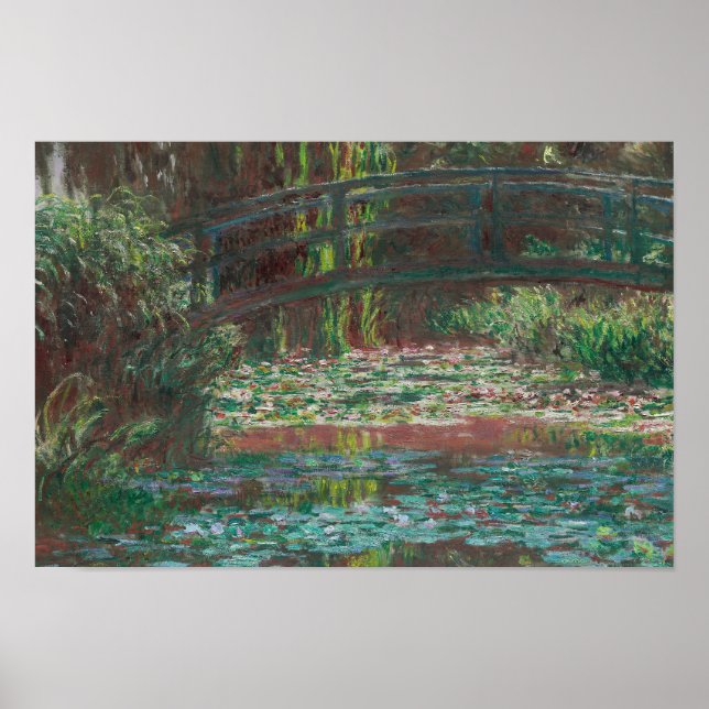 Claude Monet - Water Lily Pond Poster (Vorne)