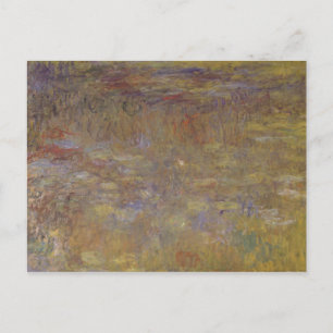 Claude Monet Water-Lily Pond Postkarte
