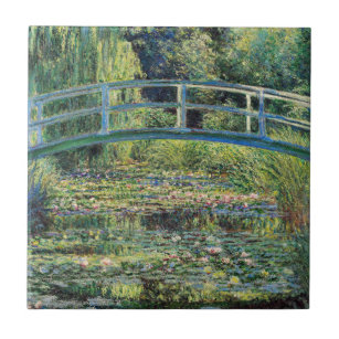 Claude Monet - Water Lily Pond und japanische Brüc Fliese