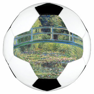 Claude Monet - Water Lily Pond und japanische Brüc Fußball