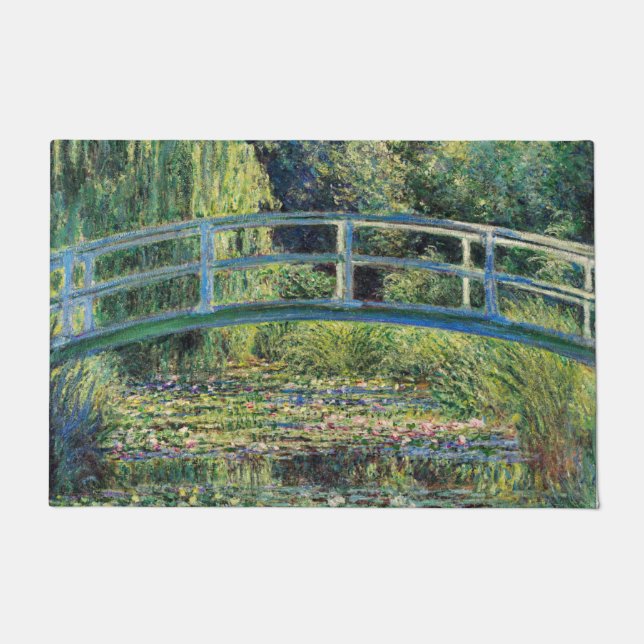 Claude Monet - Water Lily Pond und japanische Brüc Fußmatte (Vorderseite)