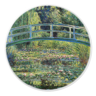 Claude Monet - Water Lily Pond und japanische Brüc Keramikknauf