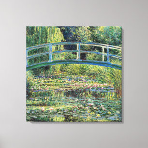 Claude Monet - Water Lily Pond und japanische Brüc Leinwanddruck