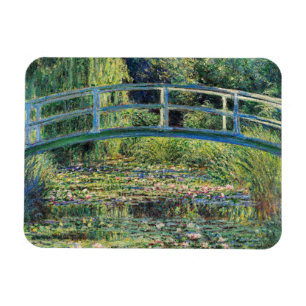 Claude Monet - Water Lily Pond und japanische Brüc Magnet