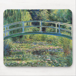 Claude Monet - Water Lily Pond und japanische Brüc Mousepad