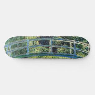 Claude Monet - Water Lily Pond und japanische Brüc Skateboard