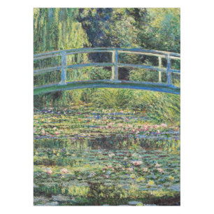 Claude Monet - Water Lily Pond und japanische Brüc Tischdecke