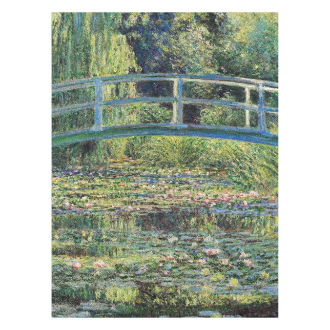 Claude Monet - Water Lily Pond und japanische Brüc Tischdecke (Vorderseite)