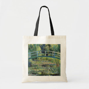 Claude Monet - Water Lily Pond und japanische Brüc Tragetasche