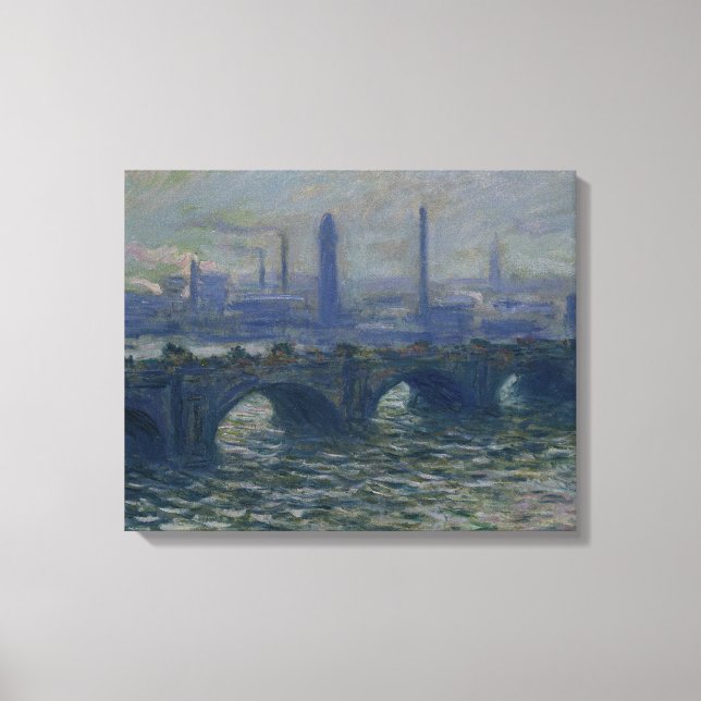 Claude Monet | Waterloo Bridge, 1902 Leinwanddruck (Vorderseite)