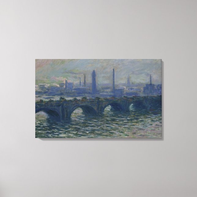 Claude Monet | Waterloo Bridge, 1902 Leinwanddruck (Vorderseite)