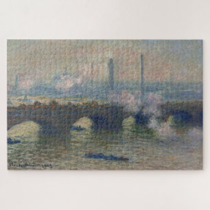 Claude Monet Waterloo Bridge Grauer Tag Puzzle
