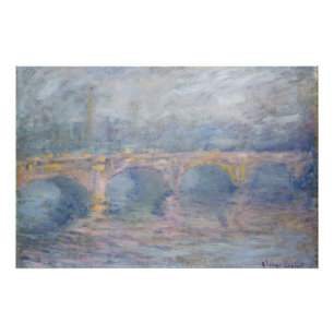 Claude Monet   Waterloo Bridge, London, bei Sunset Poster