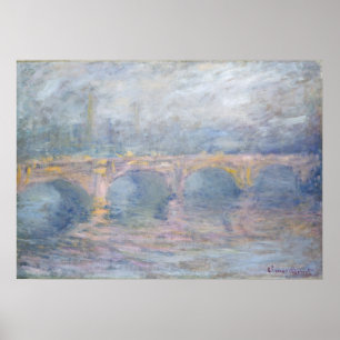 Claude Monet   Waterloo Bridge, London, bei Sunset Poster