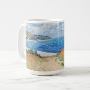 Claude Monet - Weg in den Weizenfeldern bei Pourvi Kaffeetasse