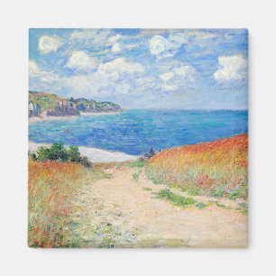 Claude Monet - Weg in den Weizenfeldern bei Pourvi Magnet