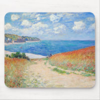 Claude Monet - Weg in den Weizenfeldern bei Pourvi