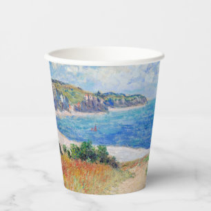Claude Monet - Weg in den Weizenfeldern bei Pourvi Pappbecher
