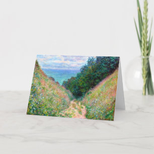 Claude Monet: Weg in La Cavee Pourville Karte