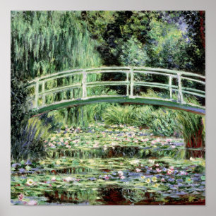 Claude Monet   Weiße Wasserlilien, 1899 Poster