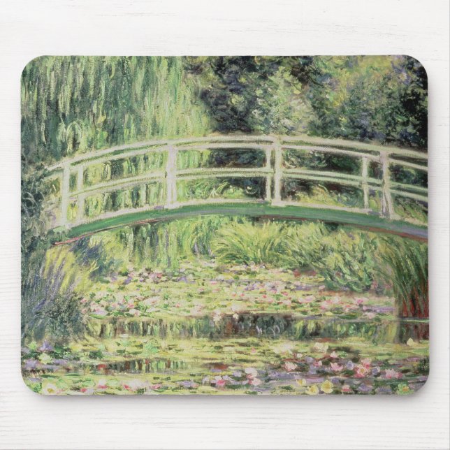 Claude Monet | weißer Nenuphars, 1899 Mousepad (Vorne)