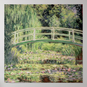 Claude Monet weißer Nenuphars, 1899 Poster