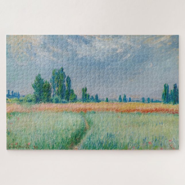 Claude Monet Weizenfeld Puzzle (Horizontal)