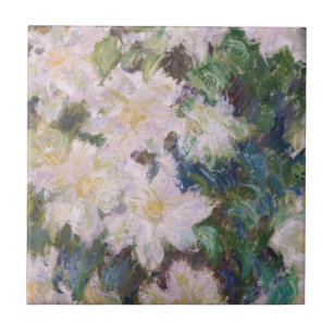 Claude Monet - White Clematis Fliese