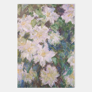 Claude Monet - White Clematis Geschenkpapier Set