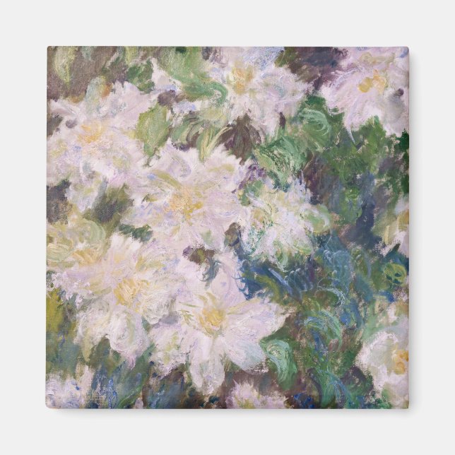 Claude Monet - White Clematis Magnet (Vorne)