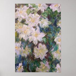 Claude Monet - White Clematis Poster
