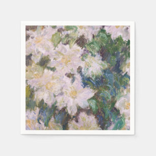 Claude Monet - White Clematis Serviette