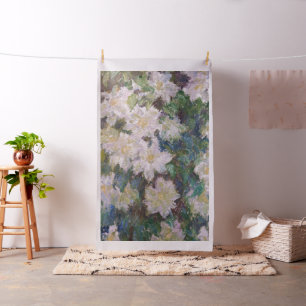 Claude Monet - White Clematis Stoff