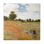 Claude Monet // Wild Poppies Fliese<br><div class="desc">Das berühmte Werk des Impressionisten Claude Monet.</div>