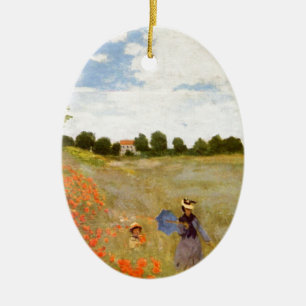 Claude Monet // Wild Poppies Keramikornament