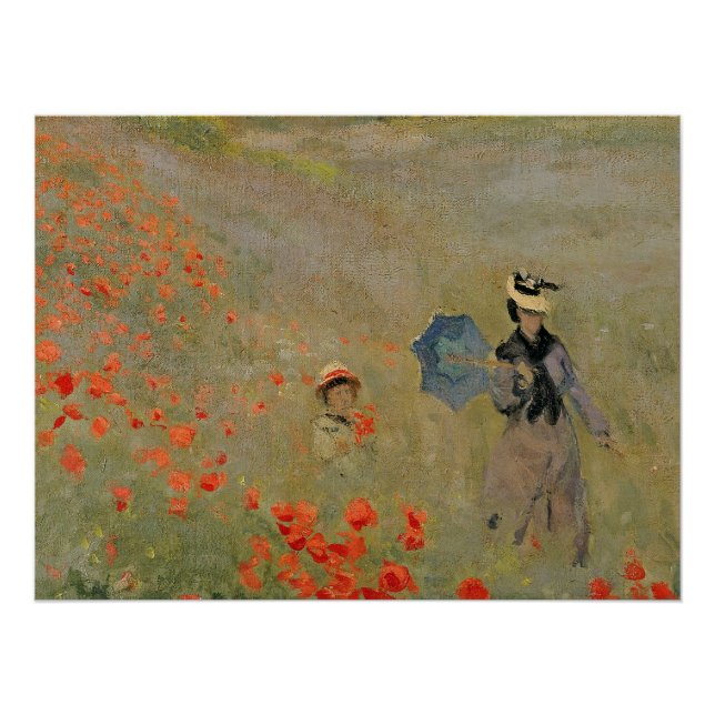 Claude Monet | Wildtiere, in der Nähe von Argenteu Poster (Vorderseite)