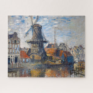 Claude Monet - Windmill, Amsterdam Puzzle