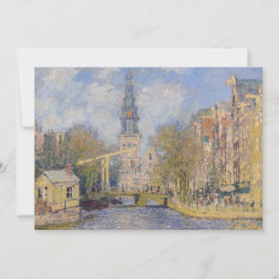 Claude Monet - Windmühlen bei Zaandam Dankeskarte