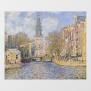 Claude Monet - Windmühlen bei Zaandam Fensteraufkleber