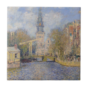 Claude Monet - Windmühlen bei Zaandam Fliese