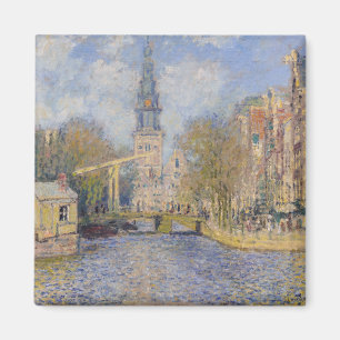 Claude Monet - Windmühlen bei Zaandam Magnet